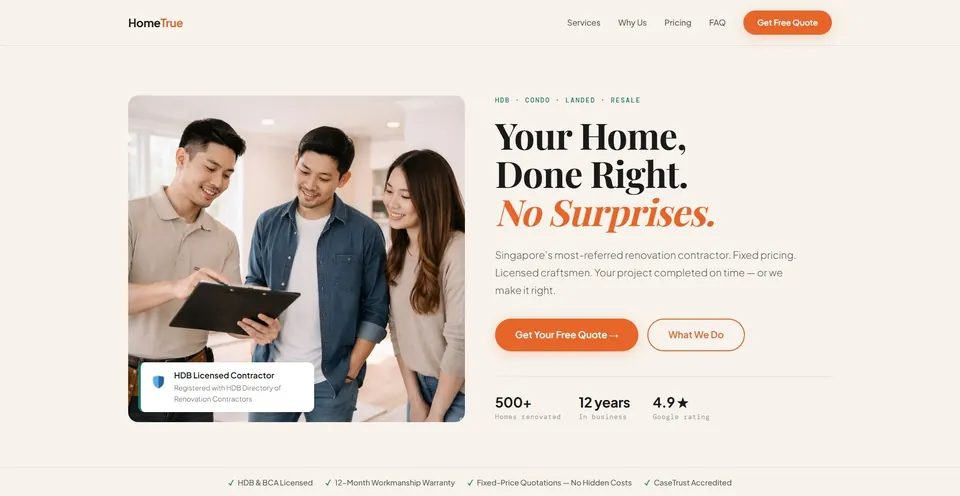 HomeTrue Renovation